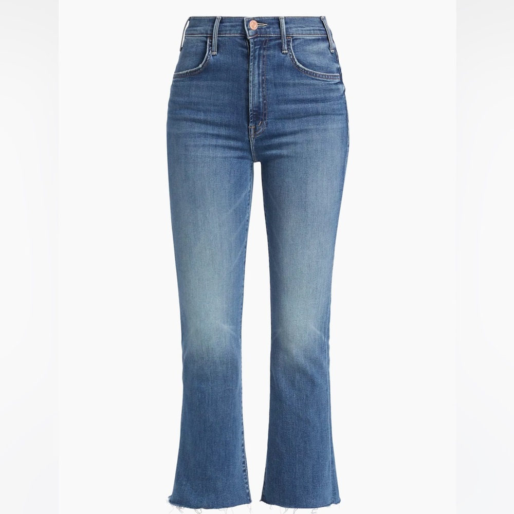 NWT - MOTHER The Hustler Ankle Fray, Sz 28